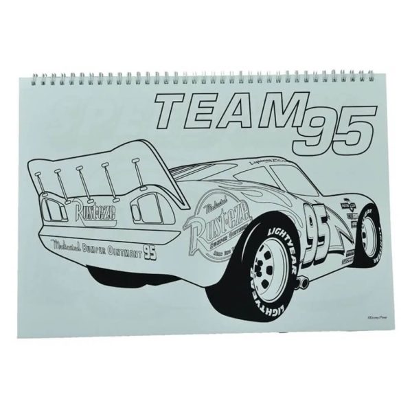 ΜΠΛΟΚ ΖΩΓΡΑΦΙΚΗΣ 23X33 40Φ. ME STICKERS CARS 341-36416