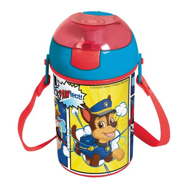 ΠΑΓΟΥΡΙ ΠΛΑΣΤΙΚΟ POP UP 450ml PAW PATROL COMIC 530-18969