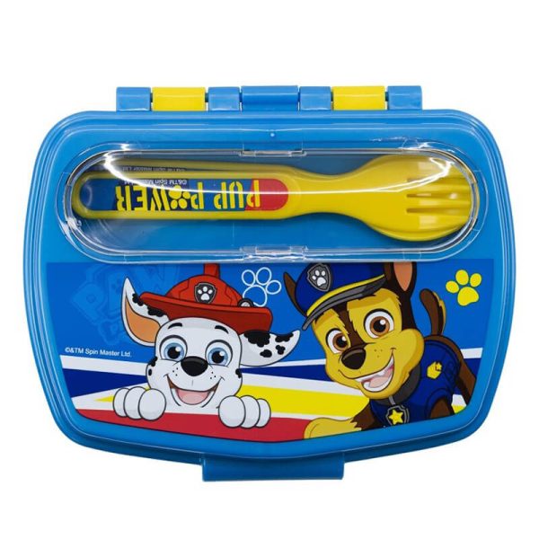 ΔΟΧΕΙΟ ΦΑΓΗΤΟΥ ΜΕ ΜΑΧΑΙΡΟΠΗΡΟΥΝΟ PAW PATROL PUP POWER 530-74609