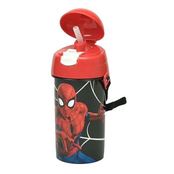 ΠΑΓΟΥΡΙ ΠΛΑΣΤΙΚΟ FD 500ml SPIDERMAN BLACK CITY 557-12209