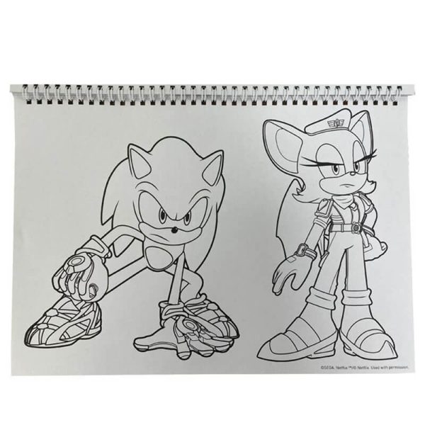 ΜΠΛΟΚ ΖΩΓΡΑΦΙΚΗΣ 23X33 40Φ. ME STICKERS SONIC PRIME 334-84416