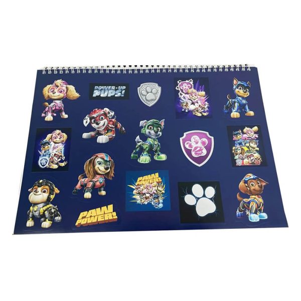 ΜΠΛΟΚ ΖΩΓΡΑΦΙΚΗΣ 23X33 40Φ. ME STICKERS PAW PATROL MIGHTY MOVIE 334-21416