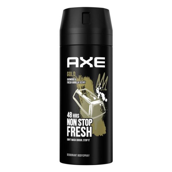 AXE DEO SPRAY ΑΠΟΣΜΗΤΙΚΟ 150ml GOLD WOOD & VANILLA