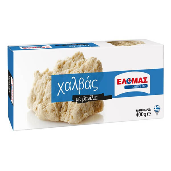 ΕΛΟΜΑΣ ΧΑΛΒΑΣ ΒΑΝΙΛΙΑ 400g